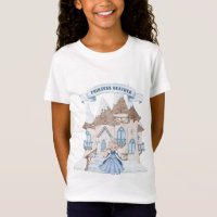 Blonde de neige Princess Castle Anniversaire