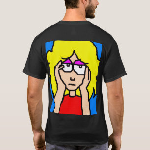 T-shirt Blonde Ennuyée