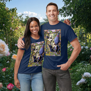 T-shirt Blonde Fairy Floral Purple
