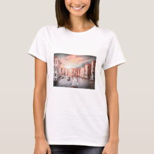 T-shirt Blondie Dans Venise Romantique
