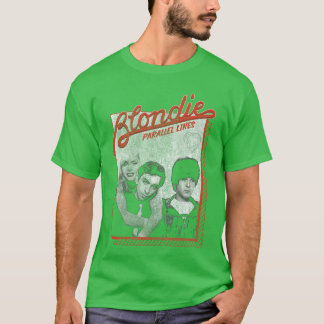T-shirt Blondie Parallel Lines Heart of Glass Photo Vintag