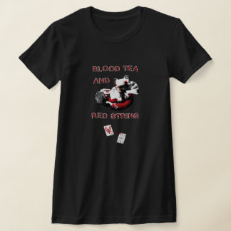 T-shirt Blood Tea and Red String - Smaller Design