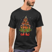 Bloodhound Christmas Tree Lumières Drôle mignon Ca