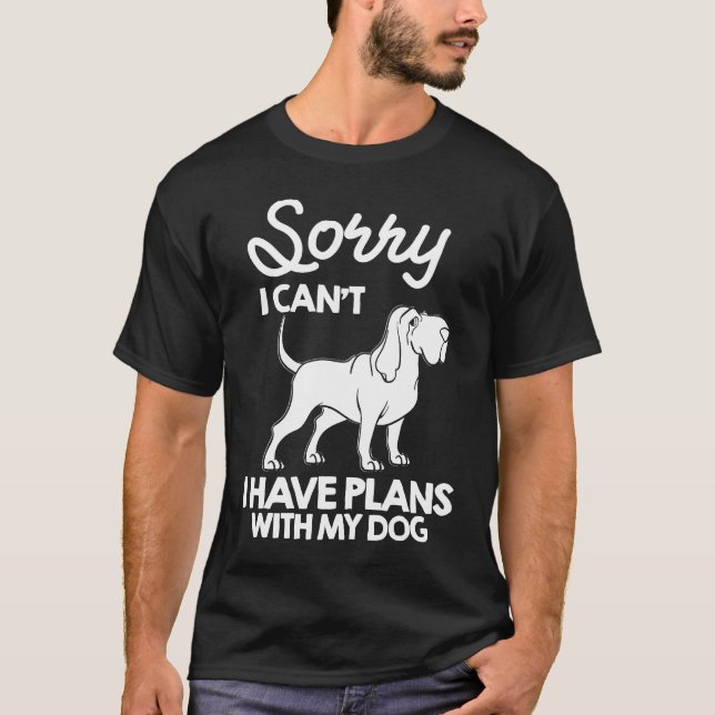 T-shirt Bloodhound Dog Puppies Owner Lover 1 (Devant)
