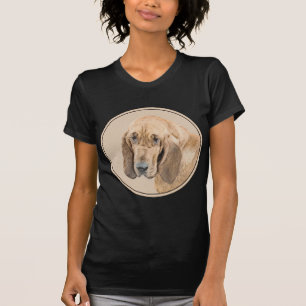 T-shirt Bloodhound Peinture - Joli chien d'origine art
