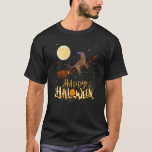 T-shirt Bloodhound Ride Witch Shotgun Bloodhound Chien Hal