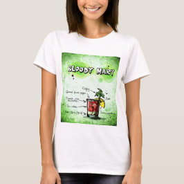 T-shirt BLOODY MARY recette drôle fête
