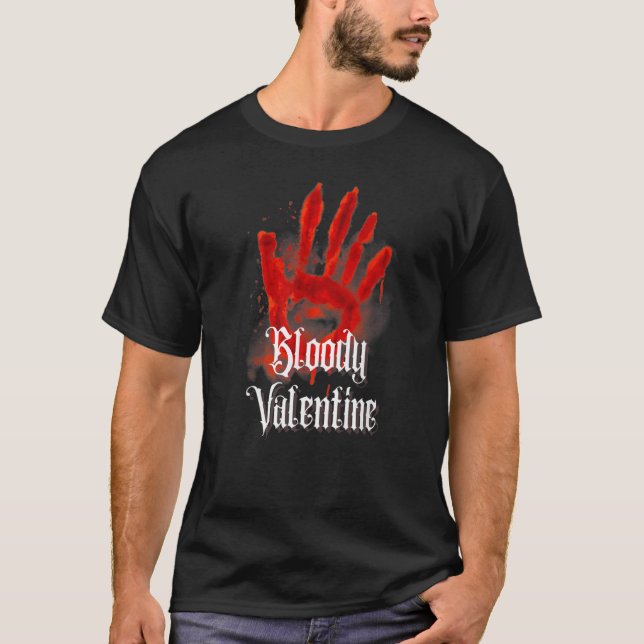 T-shirt Bloody Valentine Gothic Emo Mysterious Occult Divi (Devant)