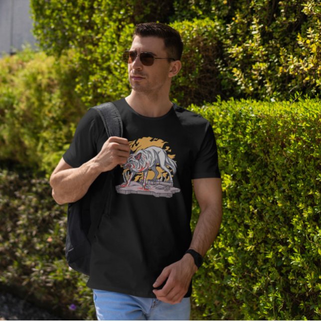 T-shirt Bloody Wolf (Créateur téléchargé)
