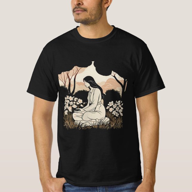 T-shirt "Bloom tranquille" (Devant)