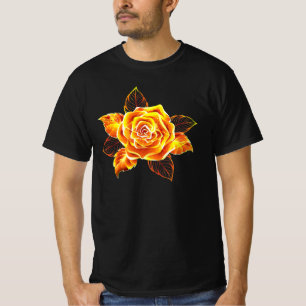 T-shirt Blooming Fire Rose