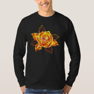 T-shirt Blooming Fire Rose