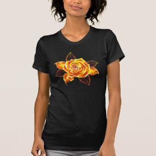 T-shirt Blooming Fire Rose