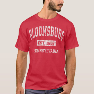 T-shirt Bloomsburg Pennsylvanie Pa Sports Fille établie