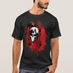 T-shirt Blooror Movie Skull Black Halloween
