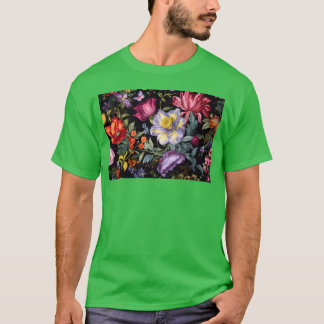 T-shirt Blossom Ballet A Vibrant Floral Print Design funny