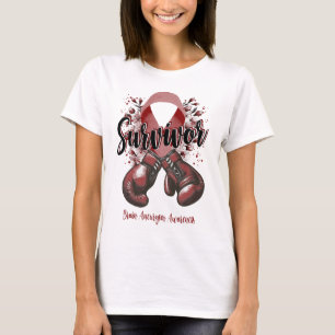 T-shirt Blossom Cerveau Aneurysme Guerrier Survivant