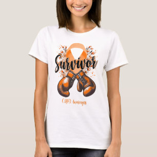 T-shirt Blossom survivant guerrier de la MPOC