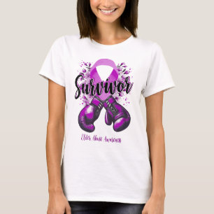 T-shirt Blossom Survivant Guerrier de violence des aînés