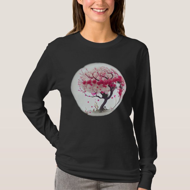 T-shirt Blossom with Confidence in this Cherry Blossom Pin (Devant)
