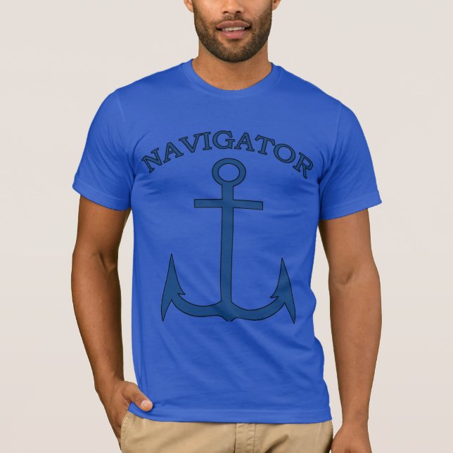 T - Shirt Blue Anchor Mens (Vorderseite)