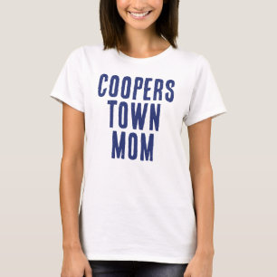 T-shirt Blue Cooperstown Maman Baseball