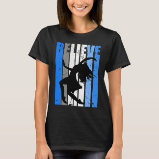 T-shirt Blue Dance Dancer Believe Motivating Expressive Wo