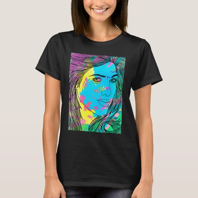 T-SHIRT BLUE DIVING GIRL (Devant)