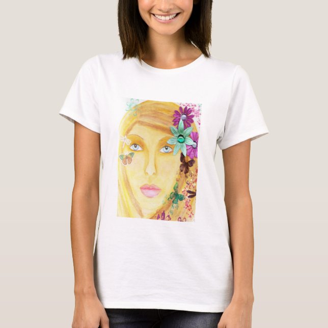 T-shirt Blue Eyed Girl (Devant)