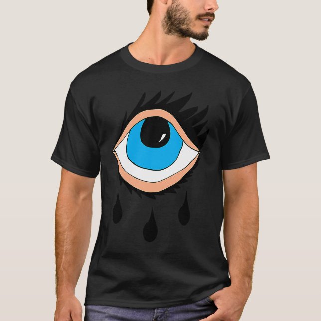 T-shirt Blue Eyes Black tears (Devant)