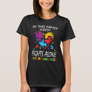 T-shirt Blue Family Sensibilisation sur l'autisme Puzzle P