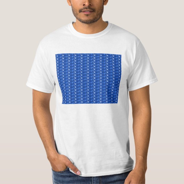 T - Shirt Blue Glitzer (Vorderseite)
