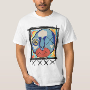 T-shirt Blue Guy médias mixtes