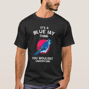 T-shirt Blue Jay Thing Sunset Stellers Jay Biologiste Orni