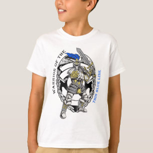 T-SHIRT BLUE LINE MINCE