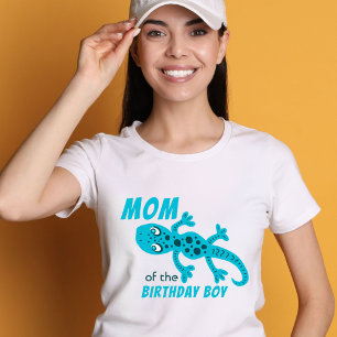 T-shirt Blue Lizard Gecko Maman d'anniversaire Garçon mère