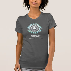 T-shirt Blue Lotus Yoga et Holistic health Healer