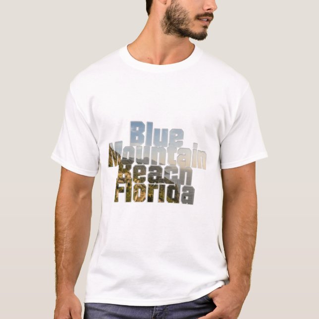 T-shirt Blue Mountain Beach Floride (Devant)