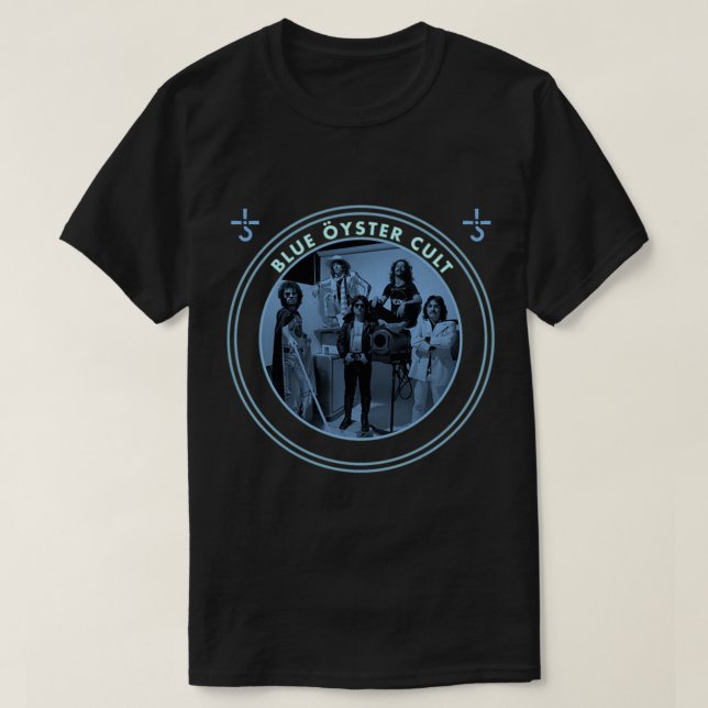 T-shirt Blue Oyster rock band personel meilleur logo album (Design devant)