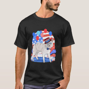T-shirt Blue Point Siamese Merica 4th Of July American Pat