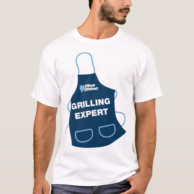 T-shirt Blue Rhino "Grilling Expert" Hommes (Devant)