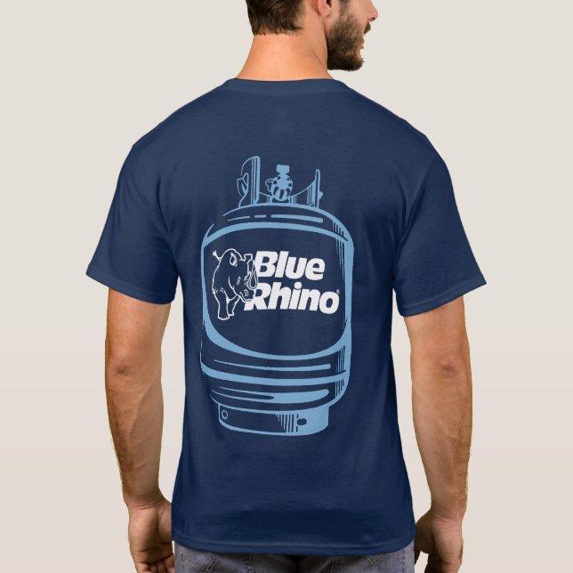 T-shirt Blue Rhino "Tank" Dark Men (Dos)