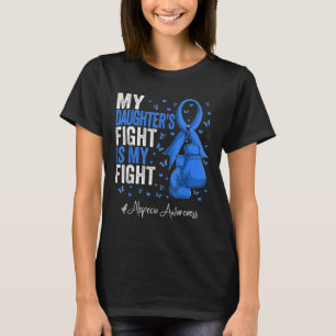 T-shirt Blue Ribbon fille Alopecia sensibilisation