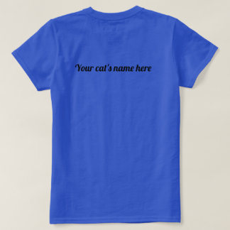 T-shirt Blue Ridge Maine Coons Chat Face Personnalisée Ret