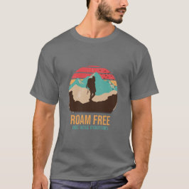 T-shirt Blue Ridge Mountain Roam Randonnée libre Chemise e