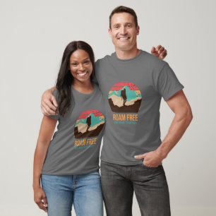 T-shirt Blue Ridge Mountain Roam Randonnée libre Chemise e