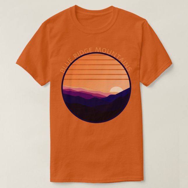 T-shirt Blue Ridge Mountains Appalachia Appalachia Range (Design devant)