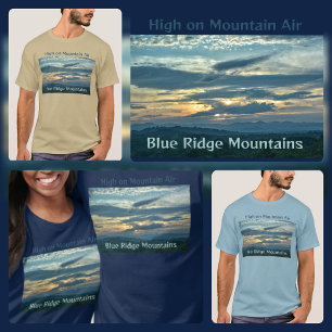 T-shirt Blue Ridge Mountains Asheville Caroline du Nord