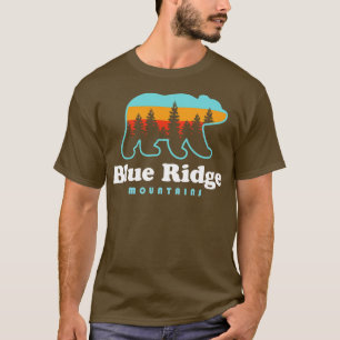 T-shirt Blue Ridge Mountains Bear Randonnées Mountains App