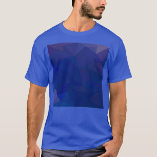 T-shirt Blue Sapphire Abstrait bas Arrière - plan en polyg